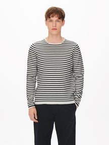 Coby Striped Knit - Star White