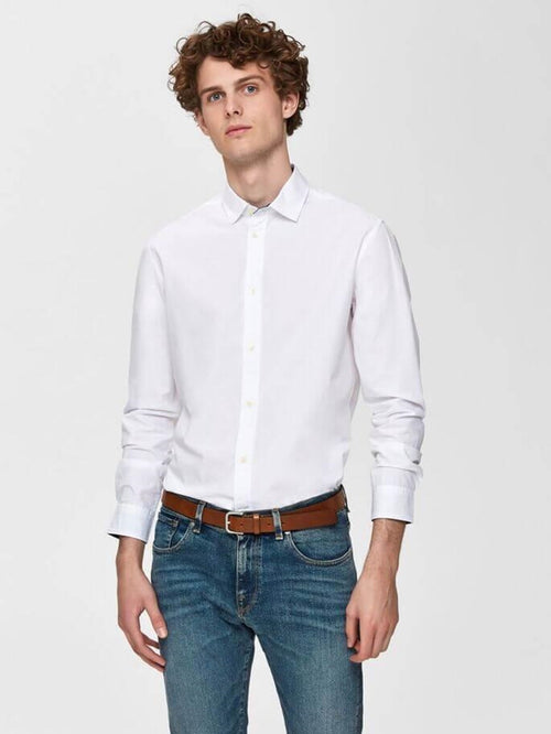 Oxford Shirt - White - Selected Homme - White