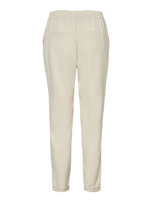 Maya Trousers (wide model) - Birch - Vero Moda - White