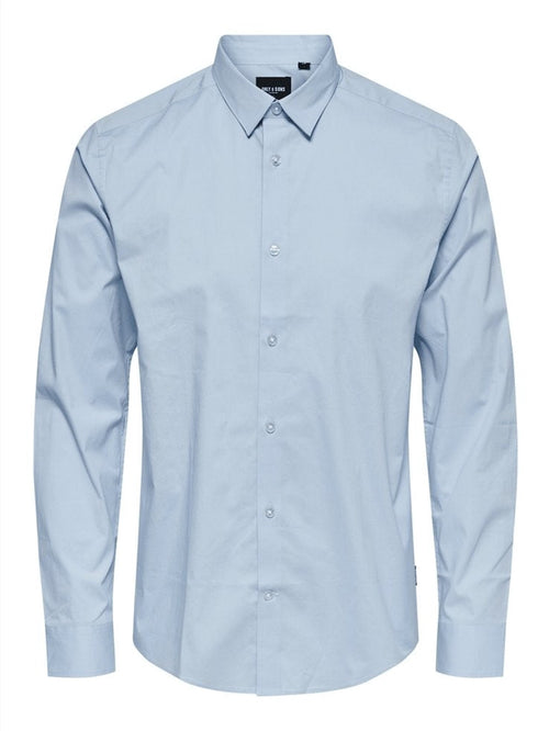 Bart ECO Shirt - Light blue (Organic cotton) - Only & Sons - Blue