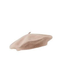 French Wool Beret - Silver Mink