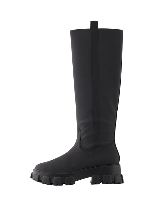 Adrianna Knee High Boots - Black - PIECES - Black