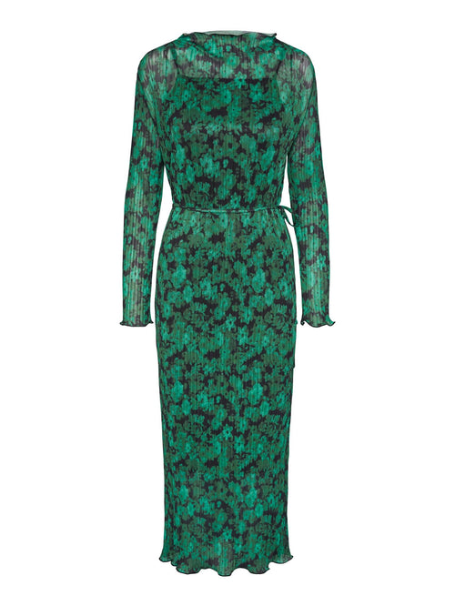 Noabelle Long Dress - Irish Green - PIECES - Green