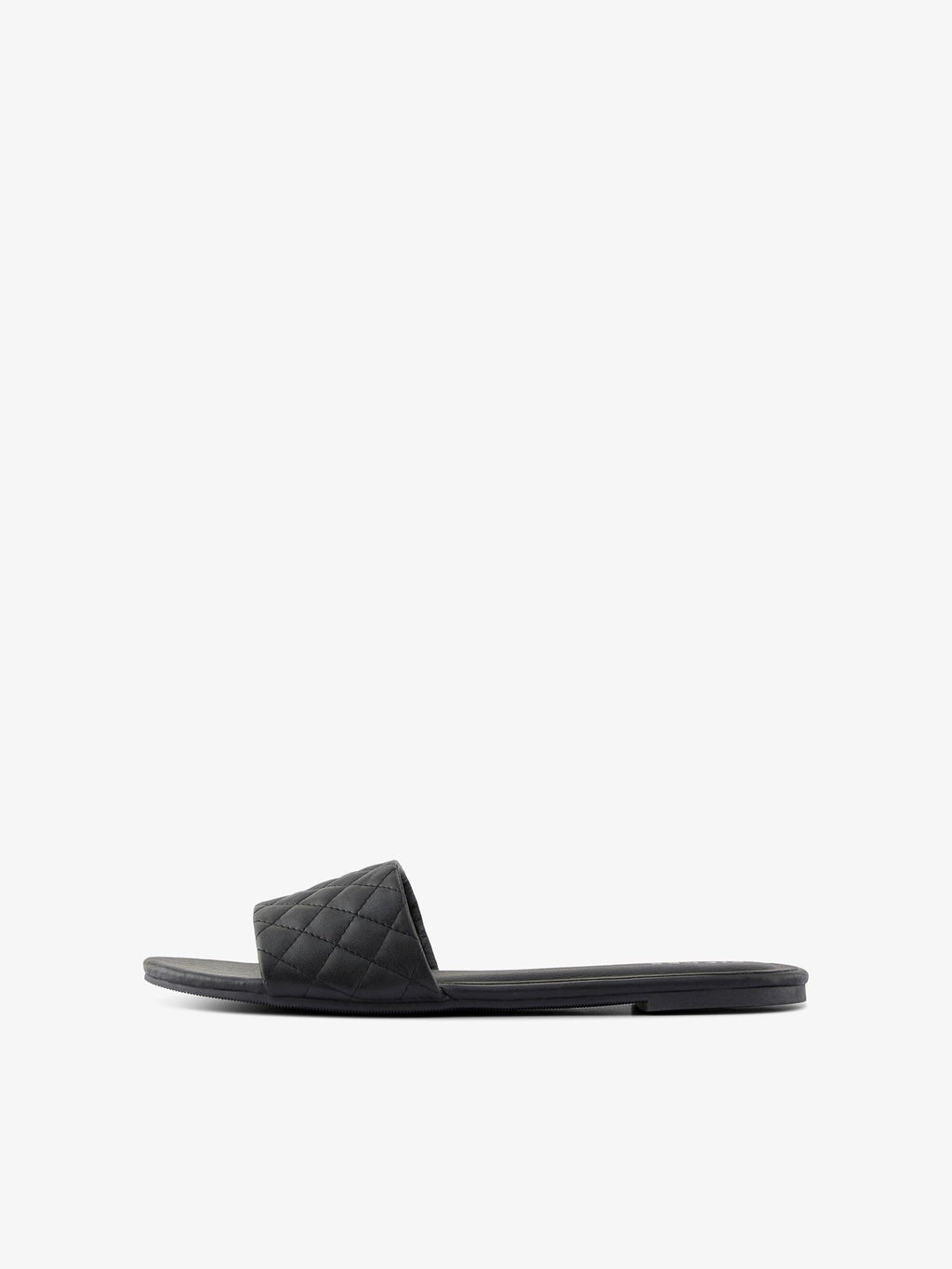 Pernille Quilted Sandal - Black