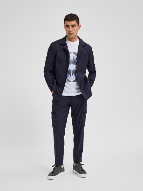 Reck Cargo Trousers - Dark Sapphire - Selected Homme - Blue