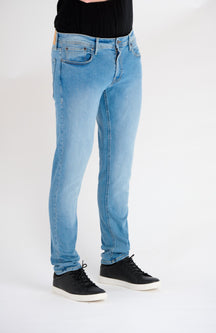 Performance Jeans (Slim) - Light Blue Denim