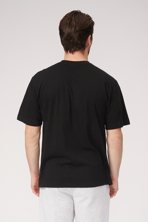 Oversized T-shirt - Black - TeeShoppen - Black