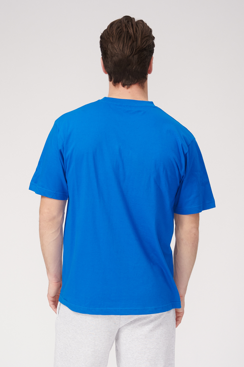 Oversized T-shirt - Swedish Blue - TeeShoppen - Blue
