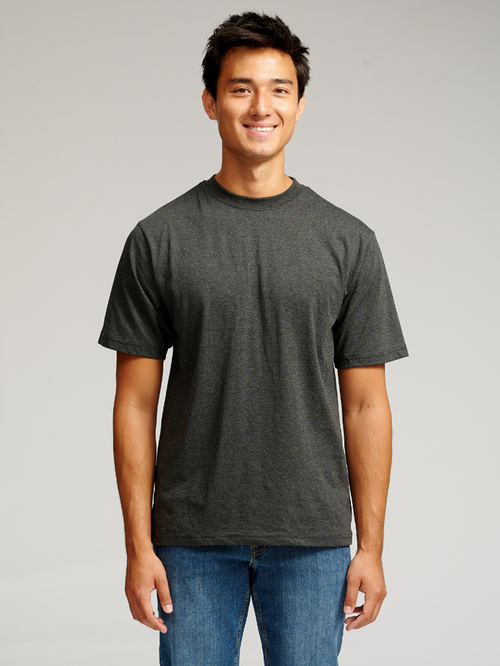 Oversized T-shirt - Dark Grey - TeeShoppen - Grey