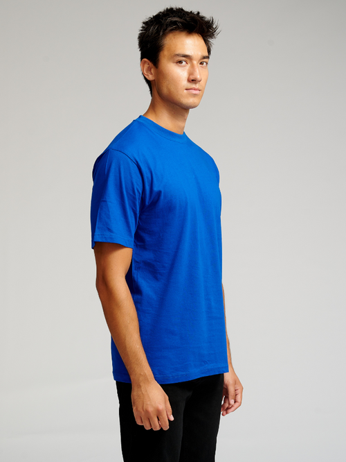 Oversized T-shirt - Blue - TeeShoppen - Blue