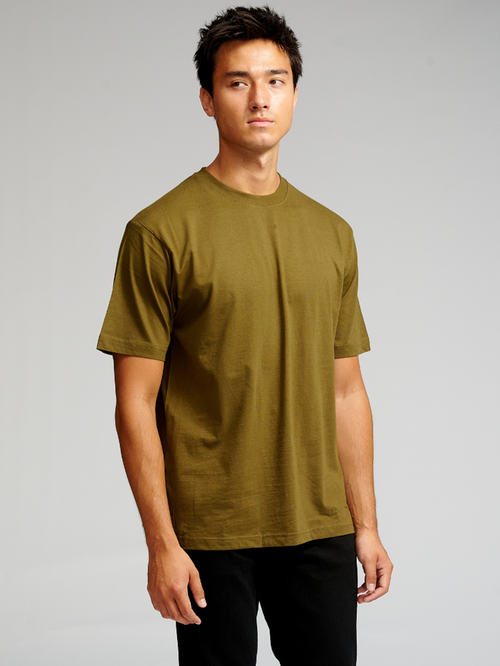 Oversized T-shirt - Army - TeeShoppen - Green