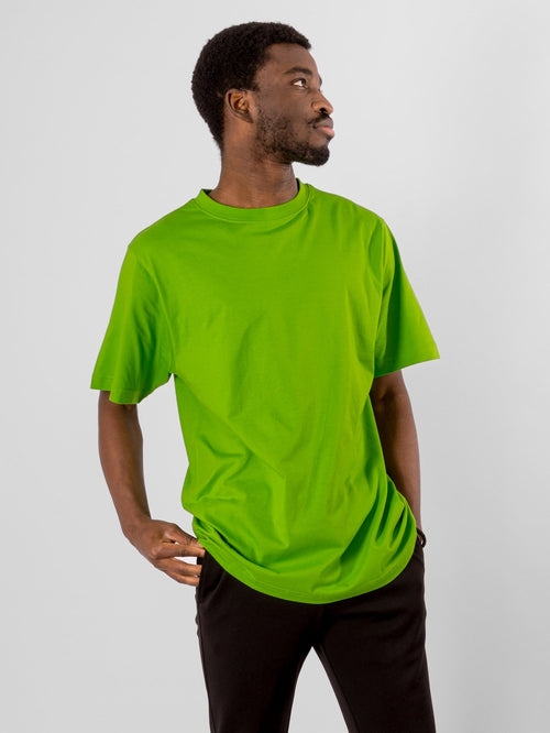 Oversized T-shirt - Lime Green - TeeShoppen - Green