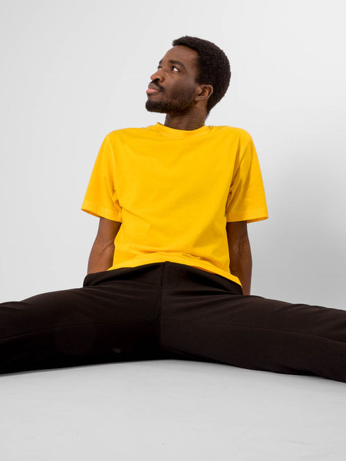 Oversized T-shirt - Yellow - TeeShoppen - Yellow