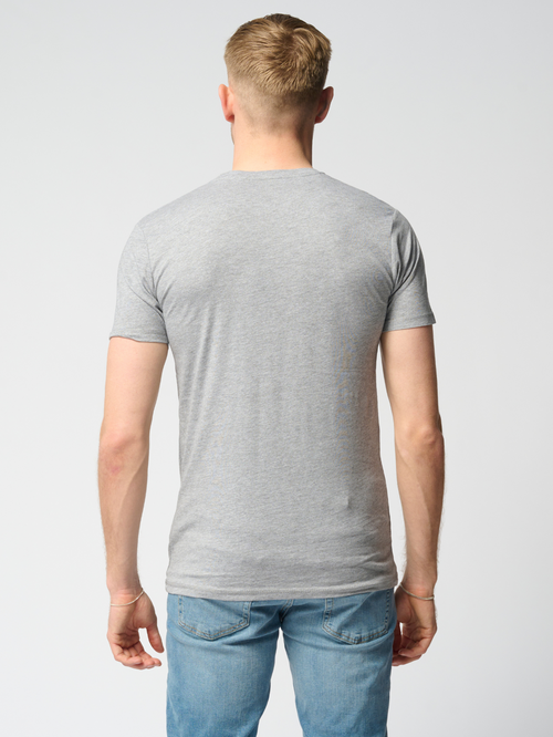 Muscle T-shirt - Light Grey - TeeShoppen - Grey