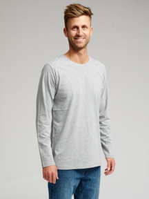 Basic Long-sleeved T-shirt - Grey