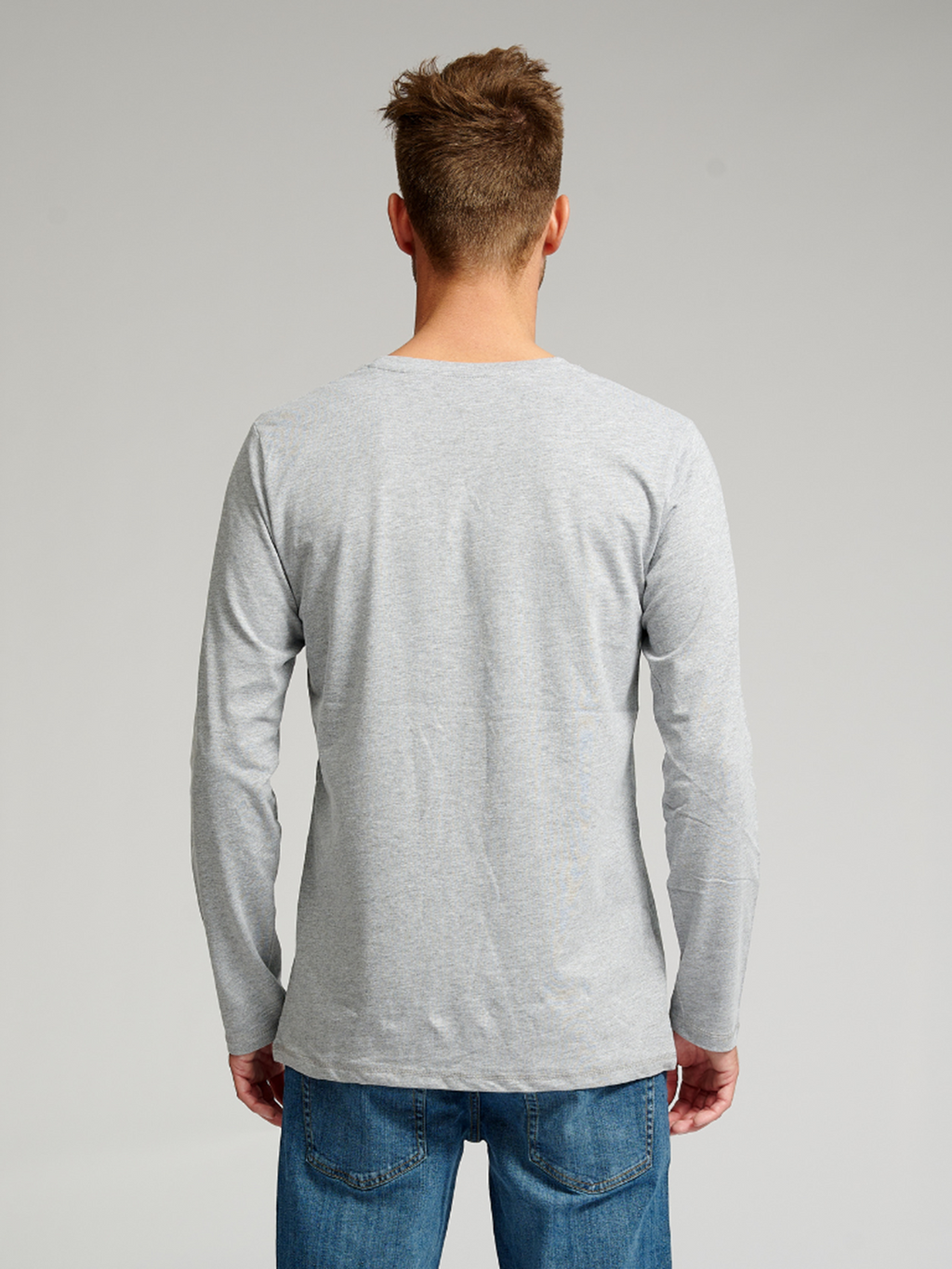 Basic Long-sleeved T-shirt - Grey