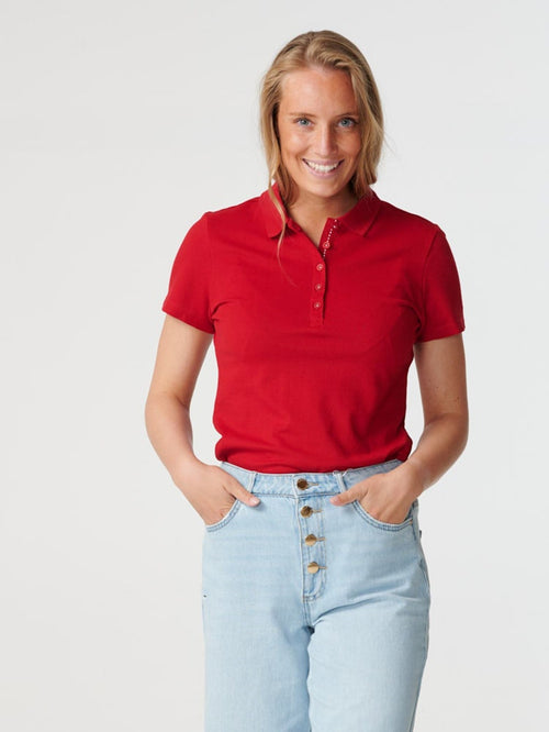 Polo Shirt - Red - TeeShoppen - Red