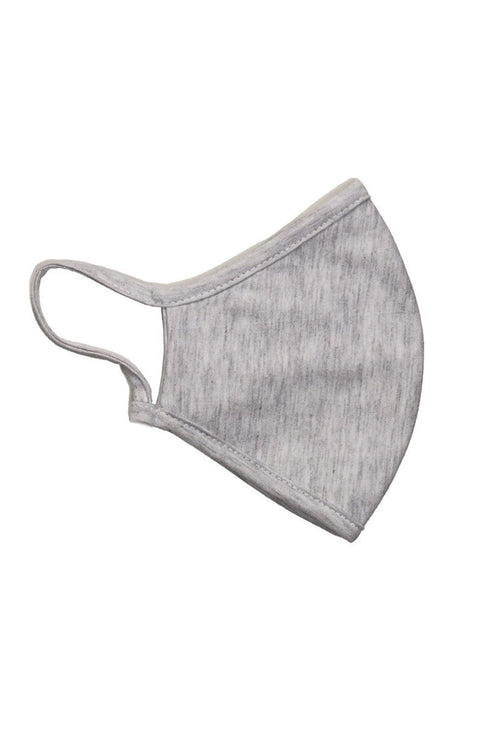 Cloth mask - Light grey (organic cotton) - TeeShoppen - Grey