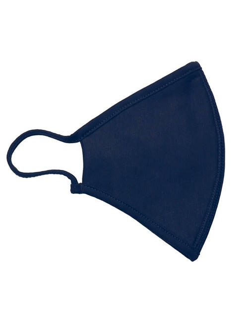 Cloth mask - Navy (organic cotton) - TeeShoppen - Blue
