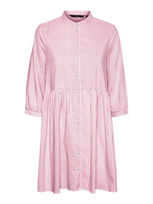 Sisi 3/4 Dress - Parfait Pink