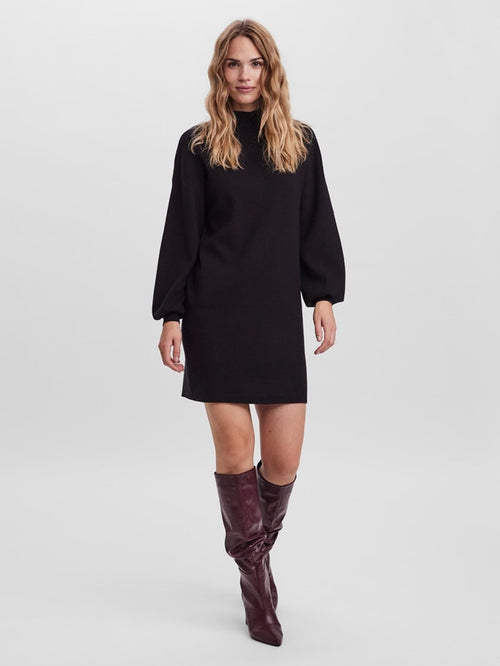 Nancy Midi Knit Dress - Black - Vero Moda - Black