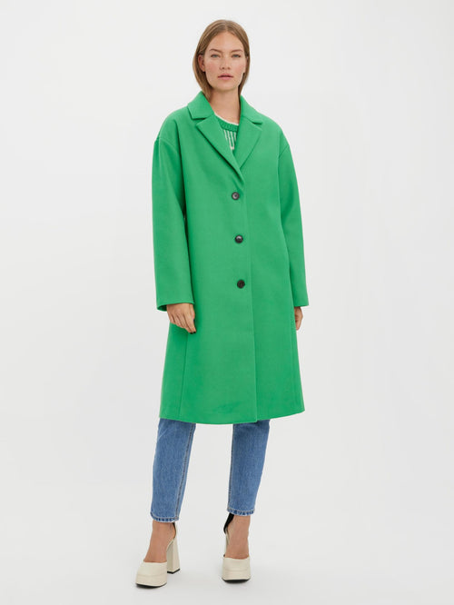 Fortune Lyon Coat - Bright Green - Vero Moda - Green
