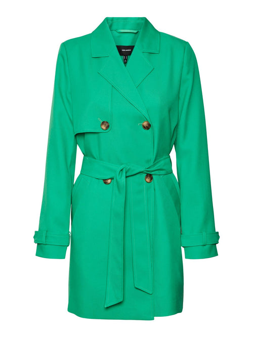 Celeste Trench Coat - Bright Green - Vero Moda - Green