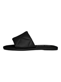 Nia Leather Sandal - Black