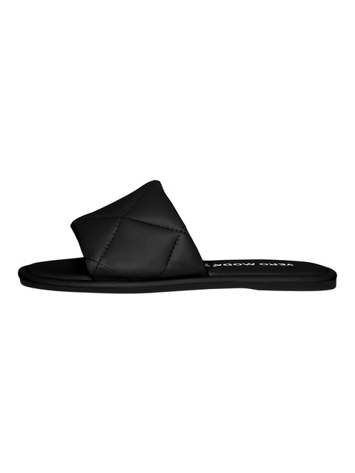 Nia Leather Sandal - Black - Vero Moda - Black