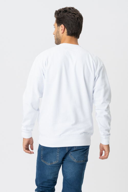 Crewneck Jumper - White