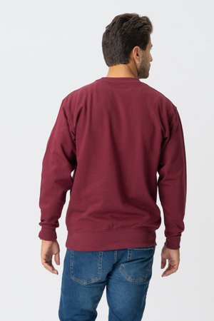 Basic Crewneck - Burgundy red