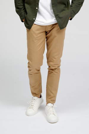 Performance Structure Trousers - Dark Beige