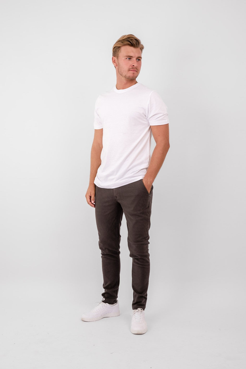 Performance Structure Trousers (Regular) - Dark Brown