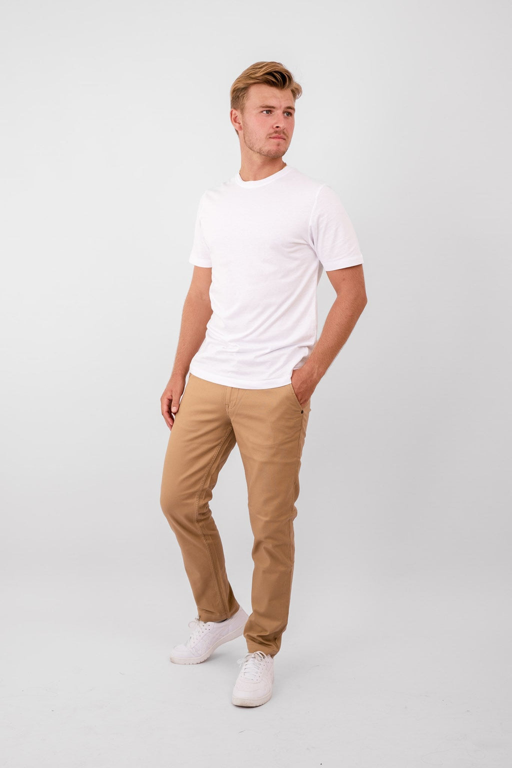 Performance Structure Trousers (Regular)  - Dark Beige