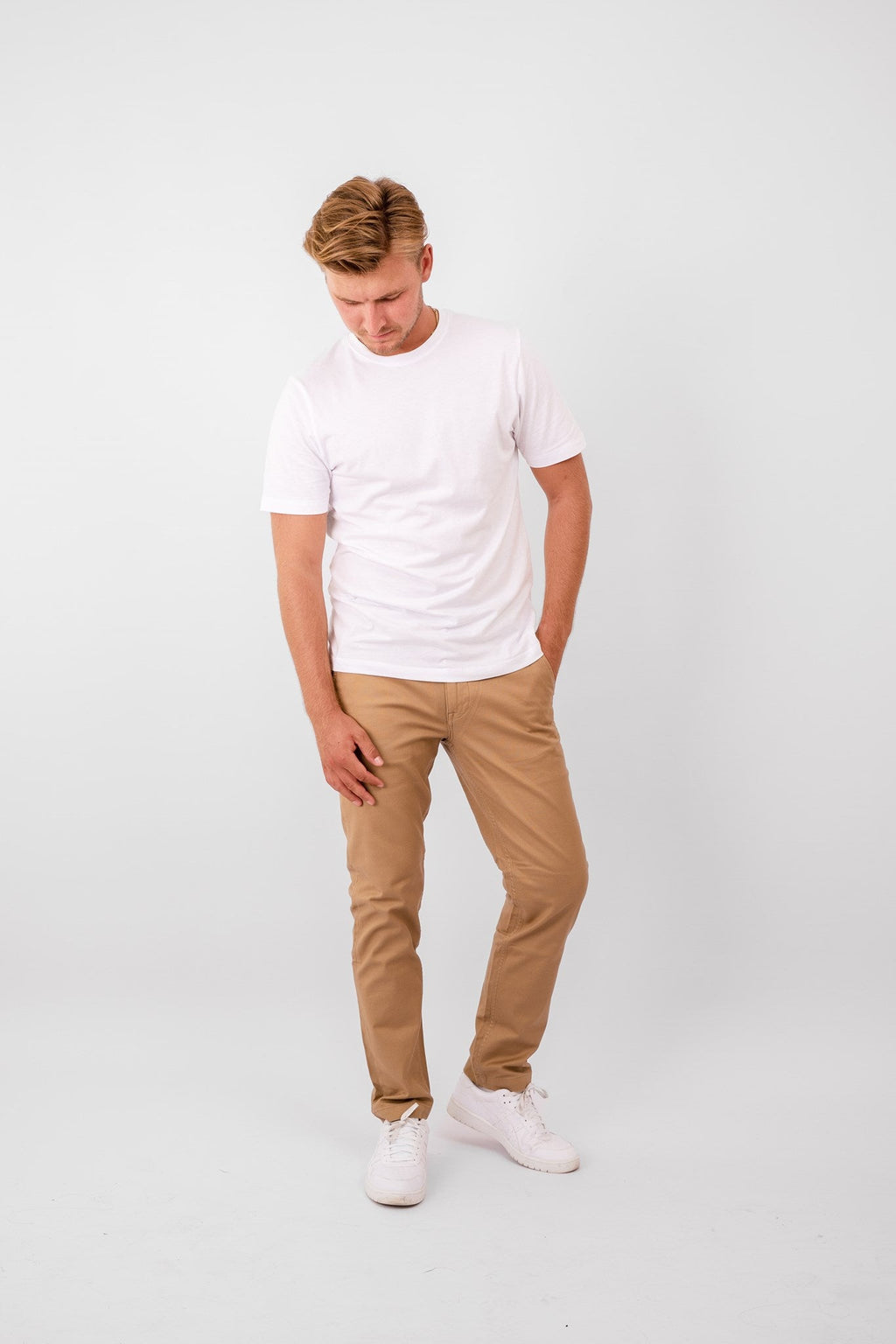 Performance Structure Trousers (Regular)  - Dark Beige