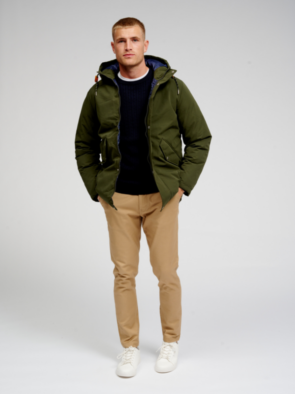 Classic Parka Jacket - Dark Green