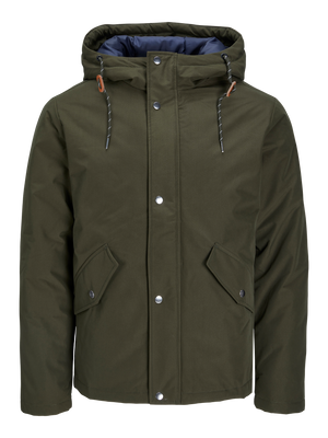 Classic Parka Jacket - Dark Green