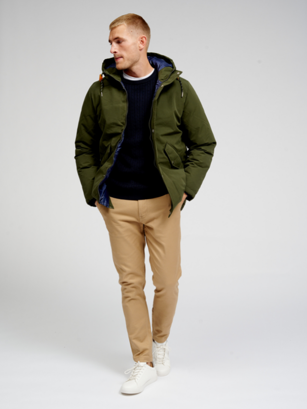 Classic Parka Jacket - Dark Green