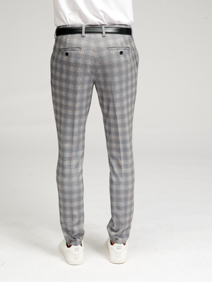 Performance Pants - Lightgrey Checkered (Limited)