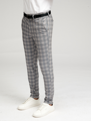 Performance Pants - Lightgrey Checkered (Limited)