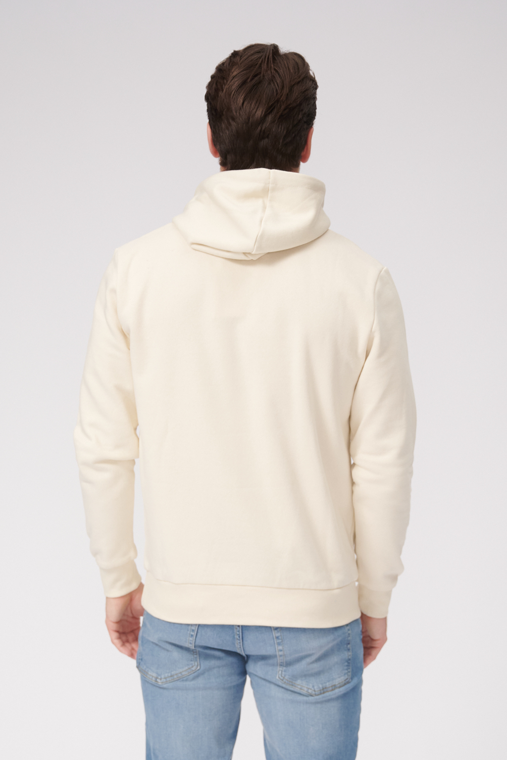 Basic Hoodie Sweat - Light Beige