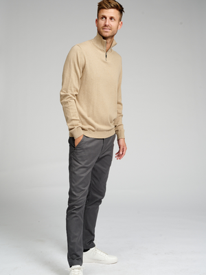 Basic Knit High Neck - Beige