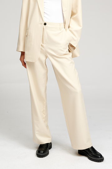 Classic Suit Trousers - Beige