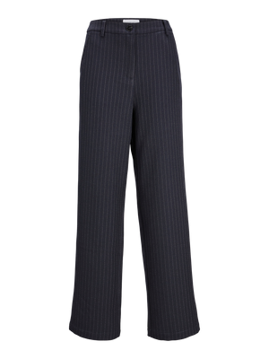 Classic Suit Trousers - Navy Pinstripe