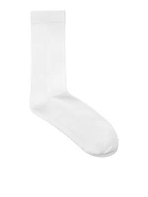 Sports Socks 5 pcs - White