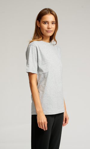 Oversized T-shirt - Grey Melange