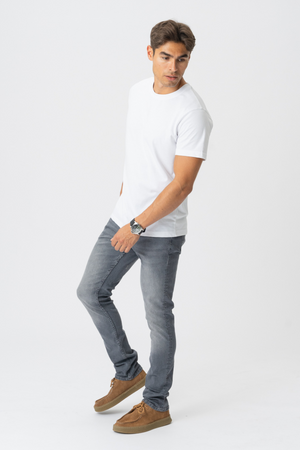 Performance Jeans (Slim) - Grey Denim