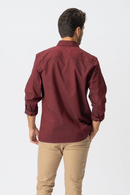 The Original Performance Oxford Shirt - Bordeaux