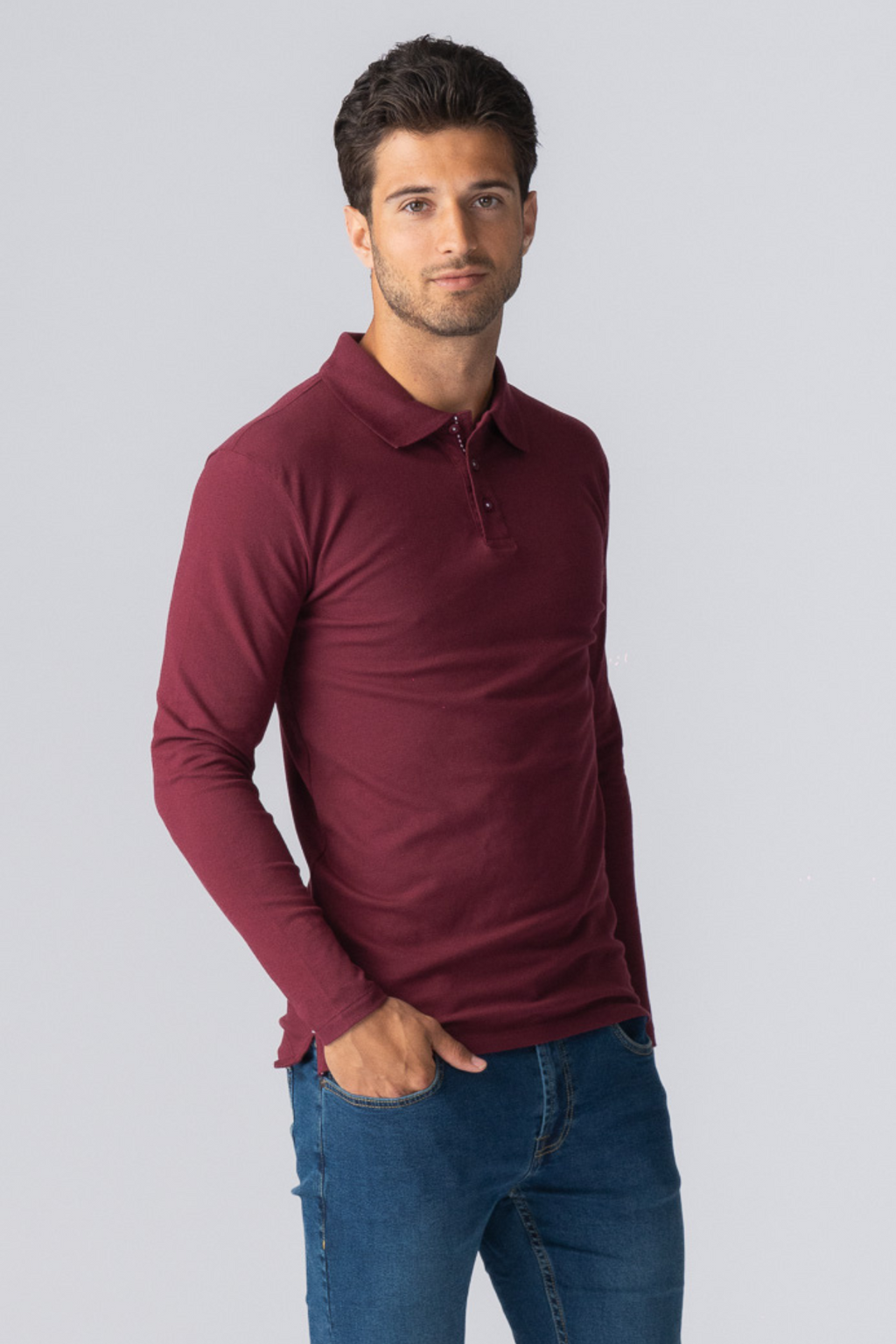 Long Sleeve Muscle Polo - Package Deal (2 pcs.)