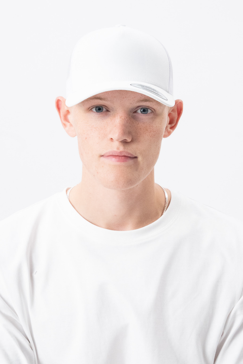 Retro Trucker Cap - White